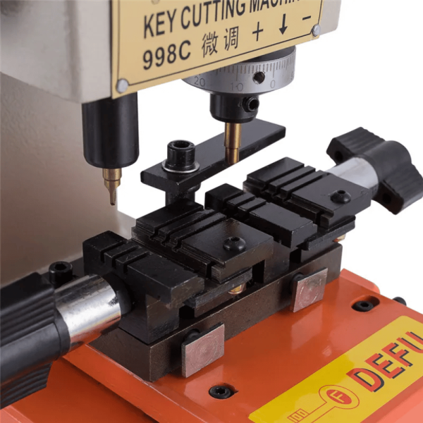 Máquina de Punto DEFU con Calibrador y Kit de Cortadores – Cortador de llave Defu 998C, máquina de recolección de bloqueo eléctrico para hacer llaves